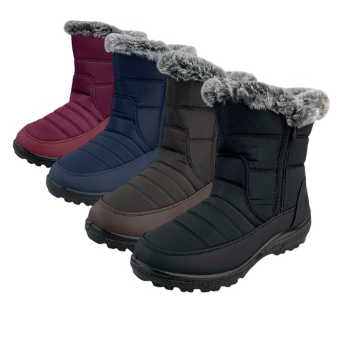 Damen stiefeletten gefütterte - stiefeletten,