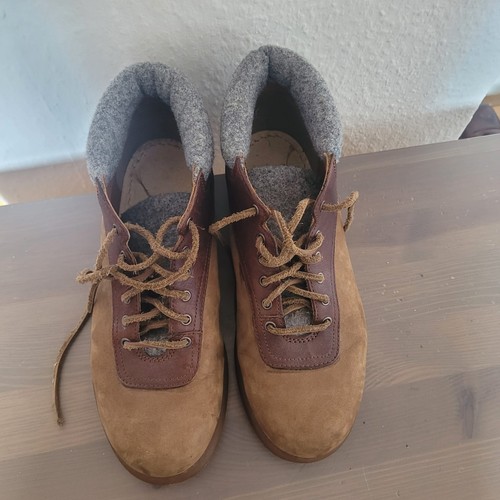 Damen stiefeletten braun grau - braun,